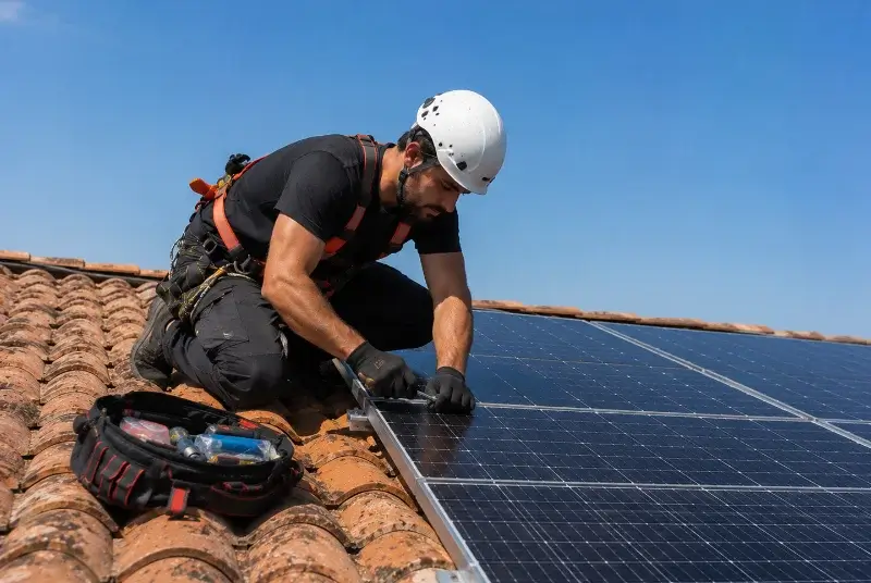 Maintenance et monitoring de panneaux solaires à Hautmont